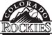 Colorado Rockies decal blk