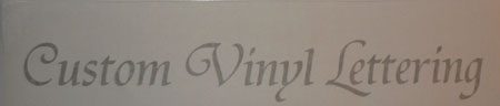 vinyl letters