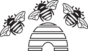Bees decal