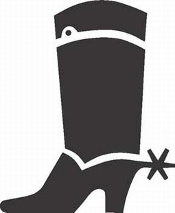 Cowboot decal