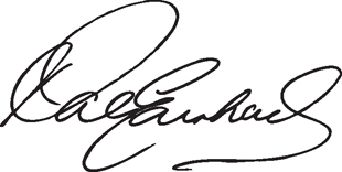 Dale Earnhardt Signature 2 decal