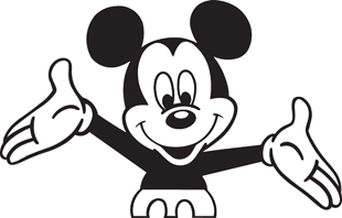 Mickey Mouse decal