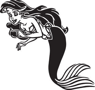 Little Mermaid decal