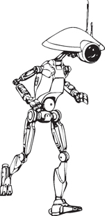 Running Robot decal