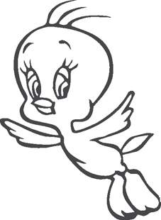 Baby Tweedy Bird decal