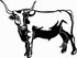 longhorn cow decal