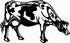 holstein cow decal 6