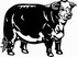 hareford cow decal