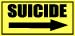 Suicide 12"x5.75" Vinyl decals