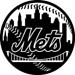 new york mets decal 96 blk