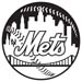 new york mets decal 97 blk