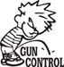 Calvin Pee On Gun Control