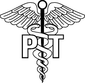 Physical therapist Symbol Decal